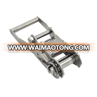 Ratchet stainless steel buckle for webbing